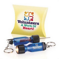"Volunteers..." Mini Light-Up Screwdriver Key Tag w/Pillow Box